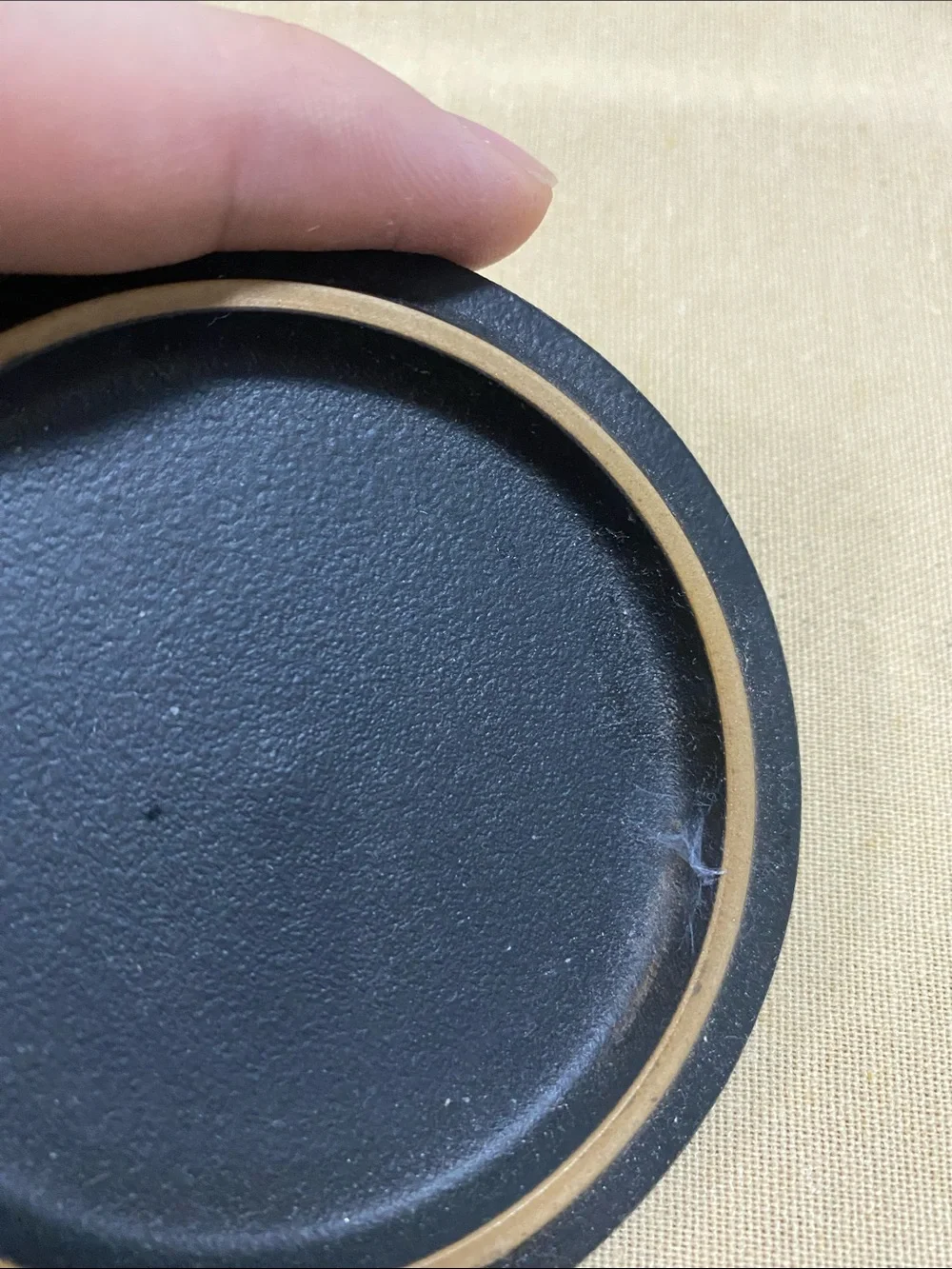 Black Cast Iron Trivet with Bronze Accent - Home Accents
